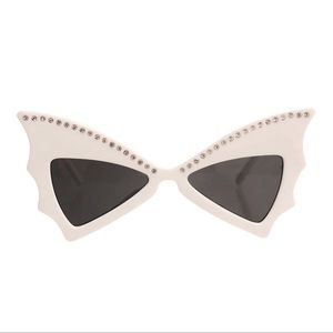 White Batwing Statement Shades- LAST PAIR